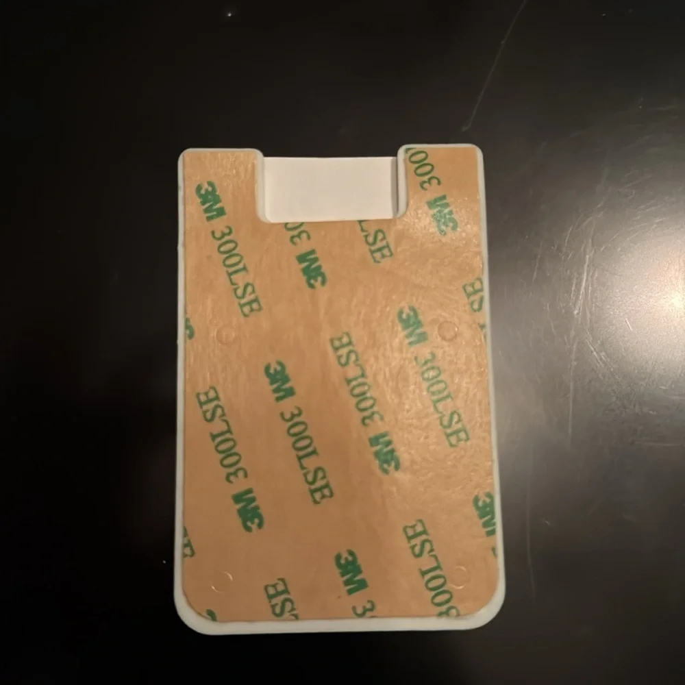 White Phone Card Holder / here for the girls